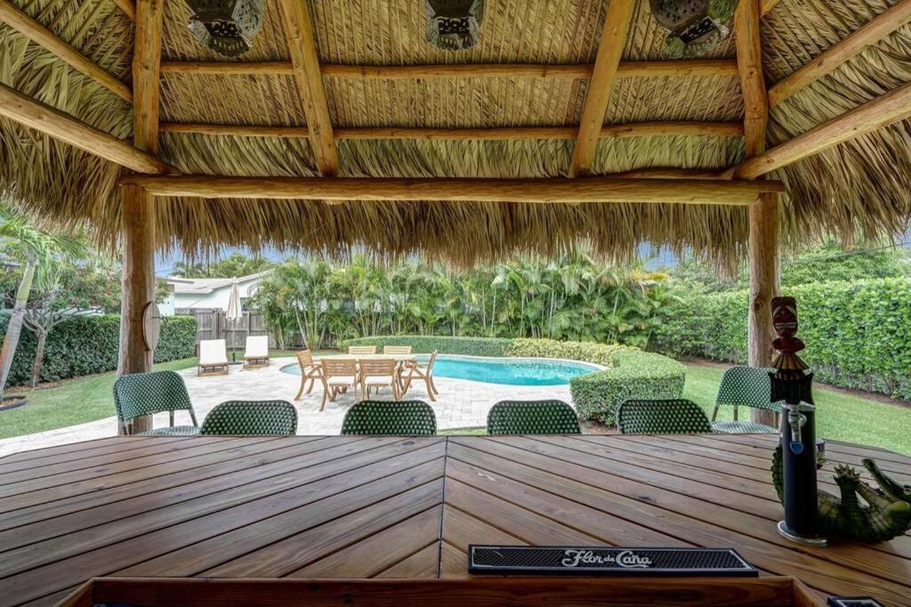 Tipsy Tiki Paradise - A Fl Tropical Heated Pool Retreat Villa ฟอร์ต ลอเดอร์เดล ภายนอก รูปภาพ